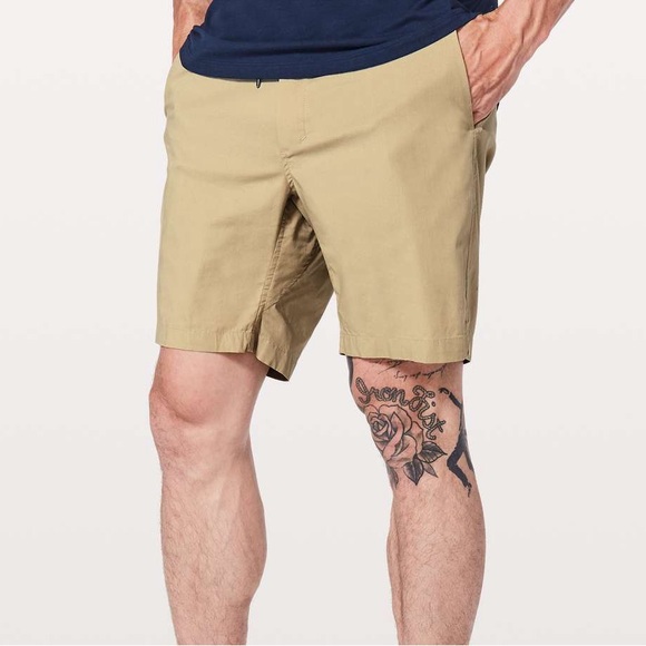 Lululemon Men’s Bowline Short 8" Tofino Sand Brown Size Large - Picture 5 of 7